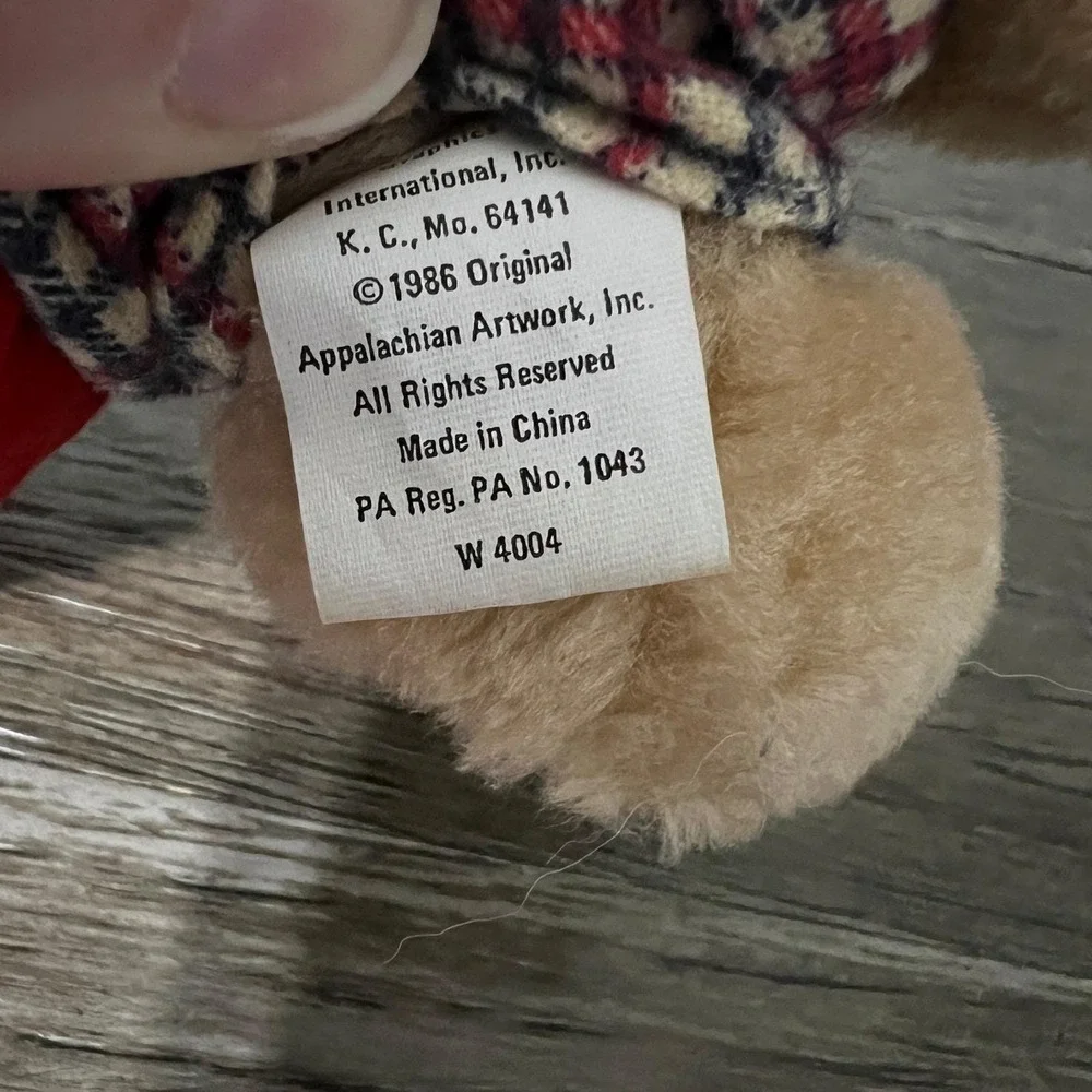 Vintage 1986 Furskins Wendy's Teddy Bears Stuffed Animal Toy Bundle 7